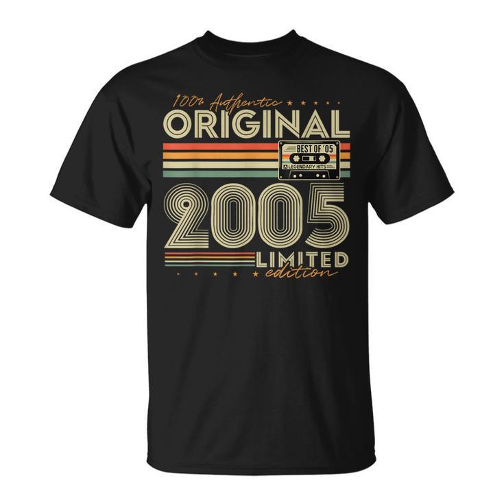 Original 2005Intage Regalo 20º Cumpleaños Hombre Camiseta unisex