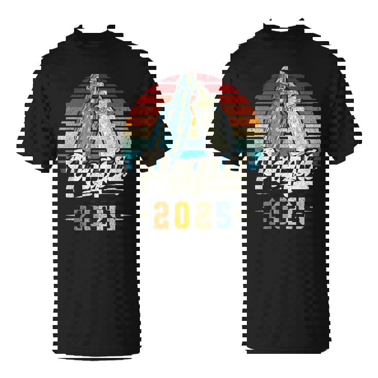 Papa 2025 年、新しいパパ、赤ちゃん発表 Tシャツ