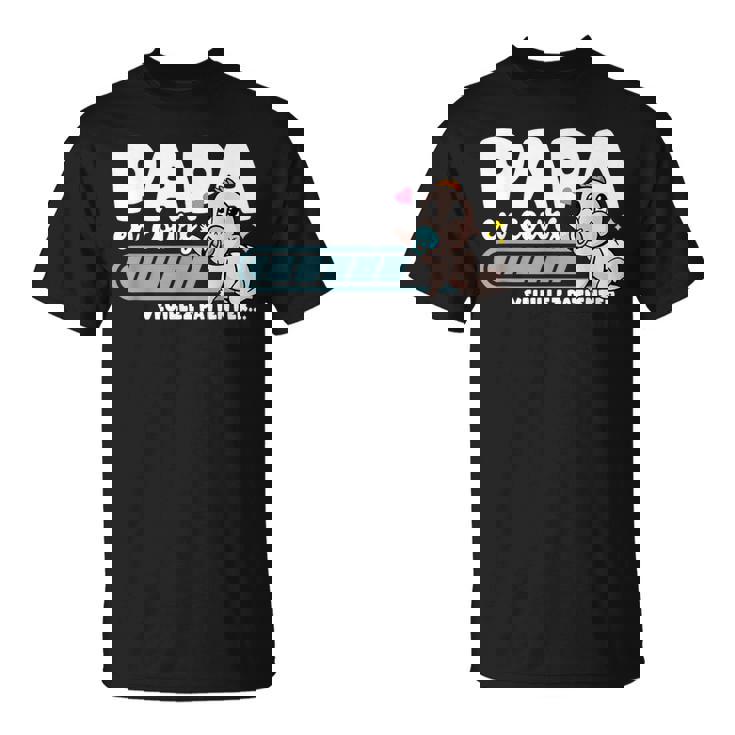 Papa En Cours Idée Annonce Grossesse Futur Papa T-Shirt