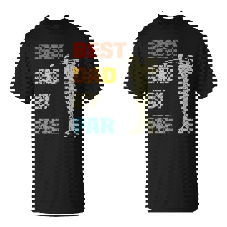 メンズ Par Golf Best Dad Tシャツ