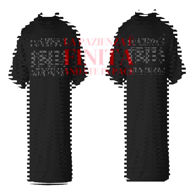 Patience Is Over Go In Peace Tシャツ