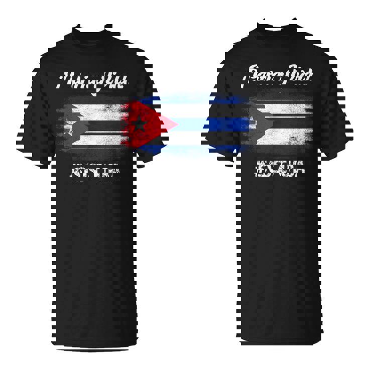 Patria Yidaos Cuba Bandera Gratis Cuba Camiseta unisex