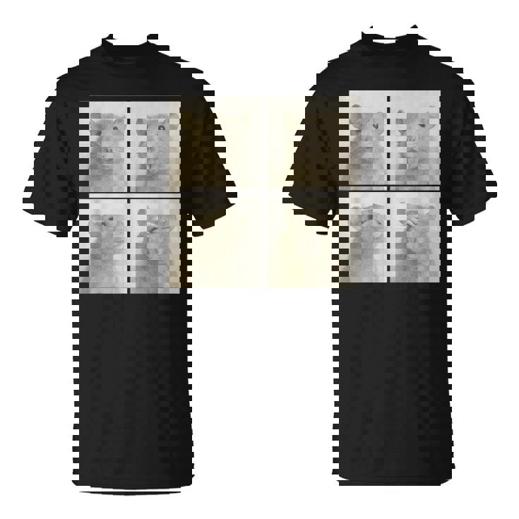 Photobooth おもしろ動物ネズミヴィンテージ自撮り写真撮影 Tシャツ