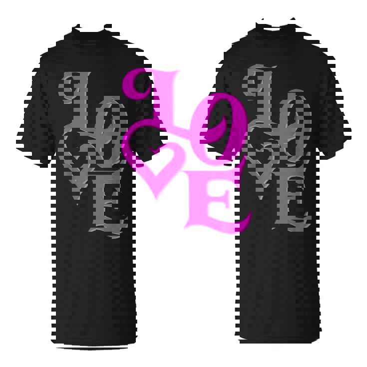 Pink Love ピンクカラーグラフィック Tシャツ
