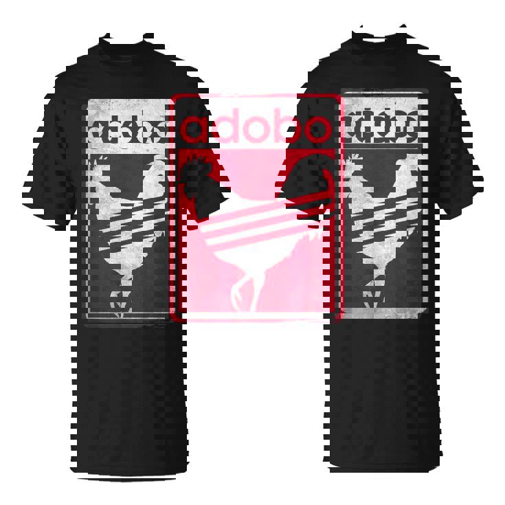 Pinoy シャツ ダメージ加工 チキン Adobo フィリピンシャツ Tシャツ