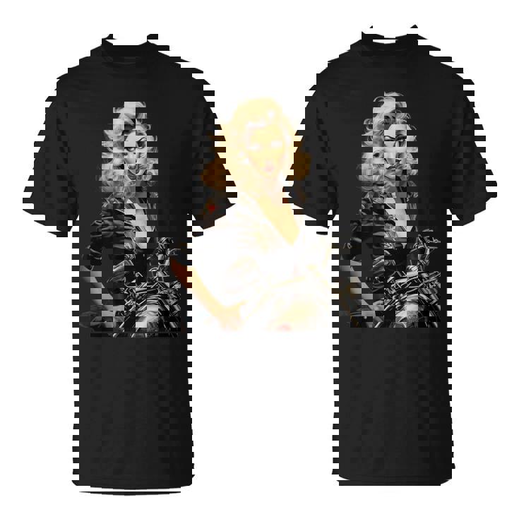 Pinup Girl バイカー オートバイ ライダー ヴィンテージ Tシャツ