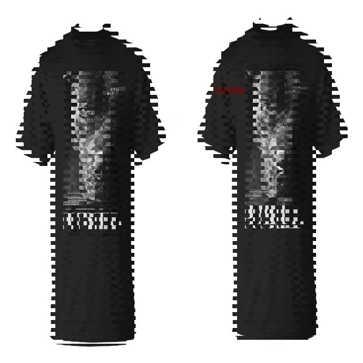 Pitbull 野生の犬テリアの肖像画 ブルドッグ 犬の飼い主 ピットブル Tシャツ