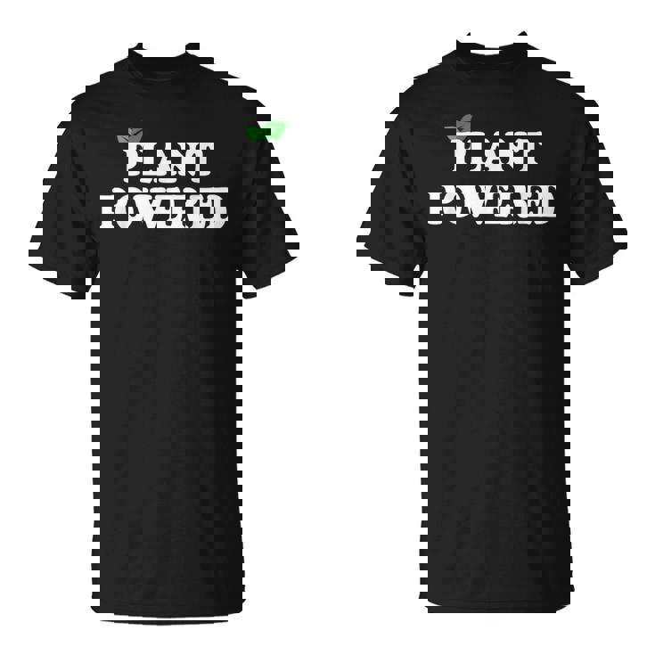 Plant Powered プラントパワー ヴィーガニズム ヴィーガン ベジタリアン Tシャツ