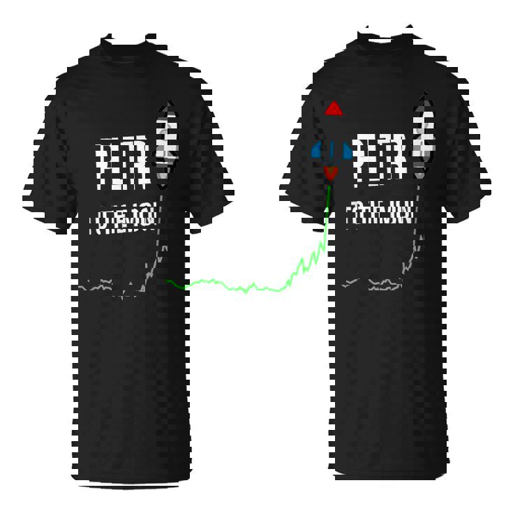 Pltr To The Moontock Ticker Wsb 面白いミーム Tシャツ