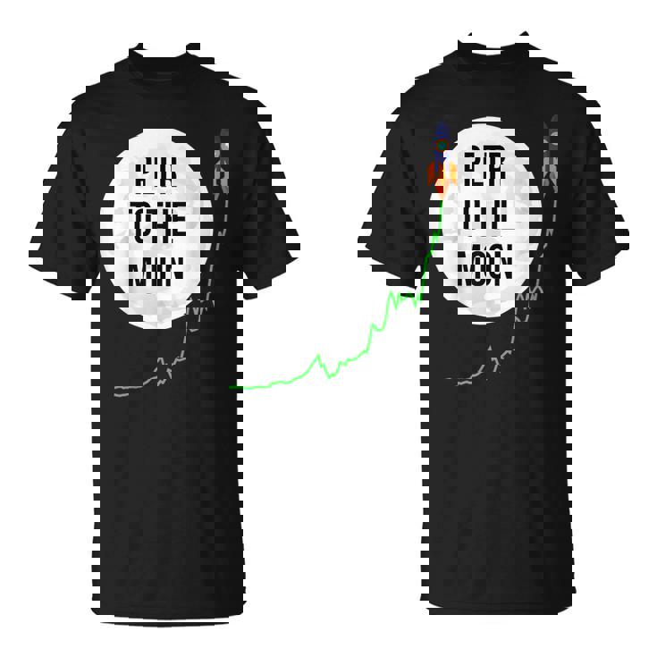 Pltr トゥザムーン株式ティッカー Wsb 面白いミーム Tシャツ