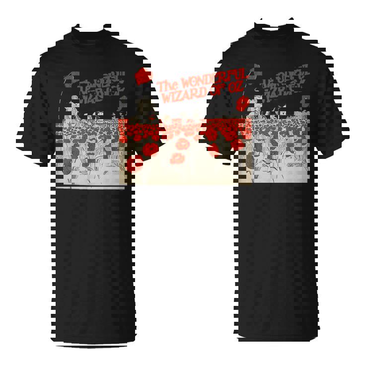 Poppy Field Tin Man ライオン かかし トト ドロシー オズの魔法使い Tシャツ