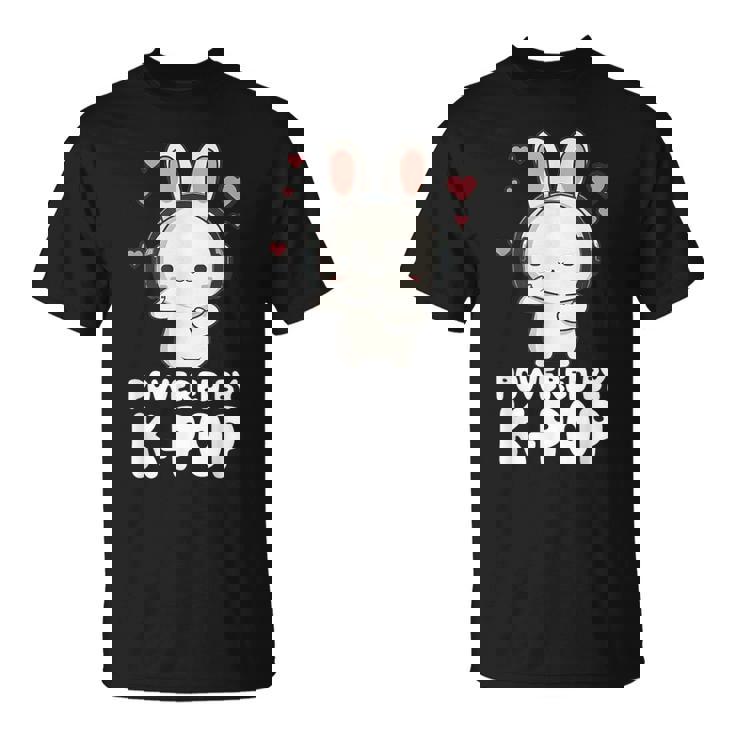 Powered By Kpop Rabbit韓国ポップマーチ K-Popグッズ Tシャツ