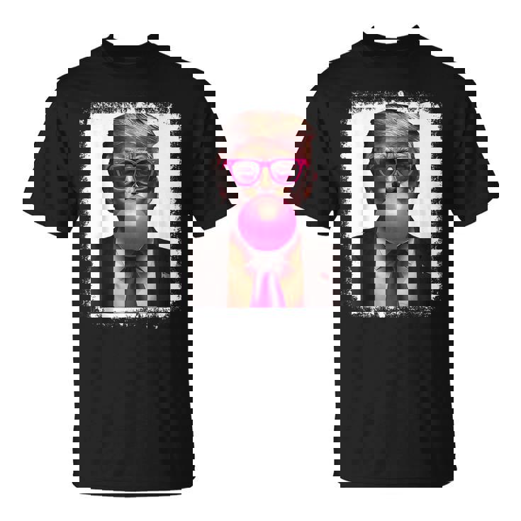 Pro Trump Bubble Gum Pink Glasses Donald Trump Tシャツ