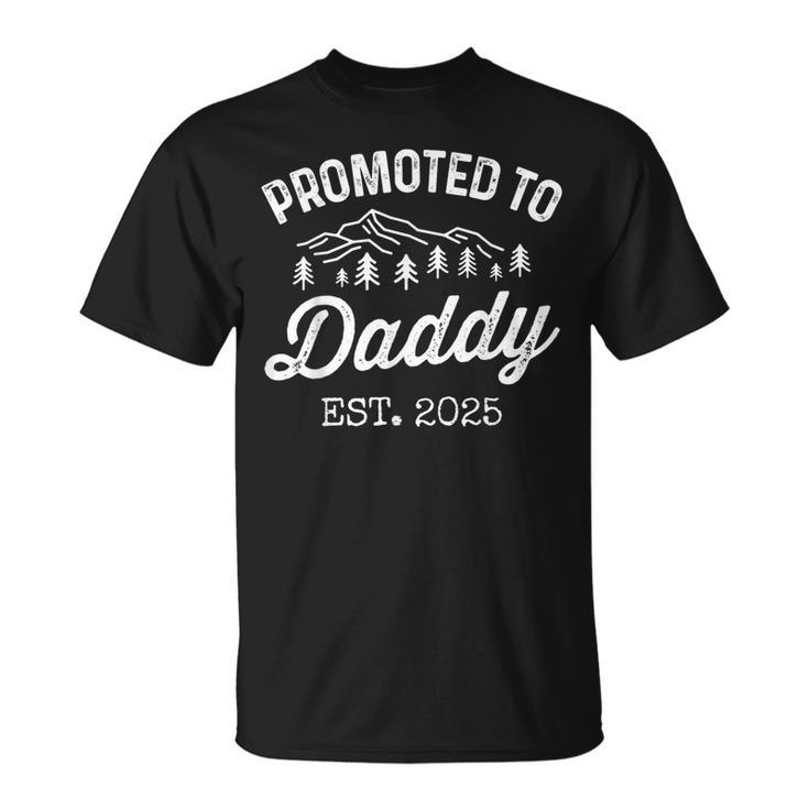 Soon To Be Daddy 2025 First Time Dad Father's Day T-Shirt - Monsterry