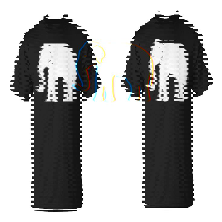 Psy Trance サイケデリックエレファントtシャツ Tシャツ