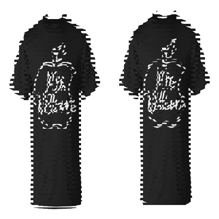 Ptg 彫刻 アップル デザイン 先生 ミセス・ウィリアムズ Tシャツ