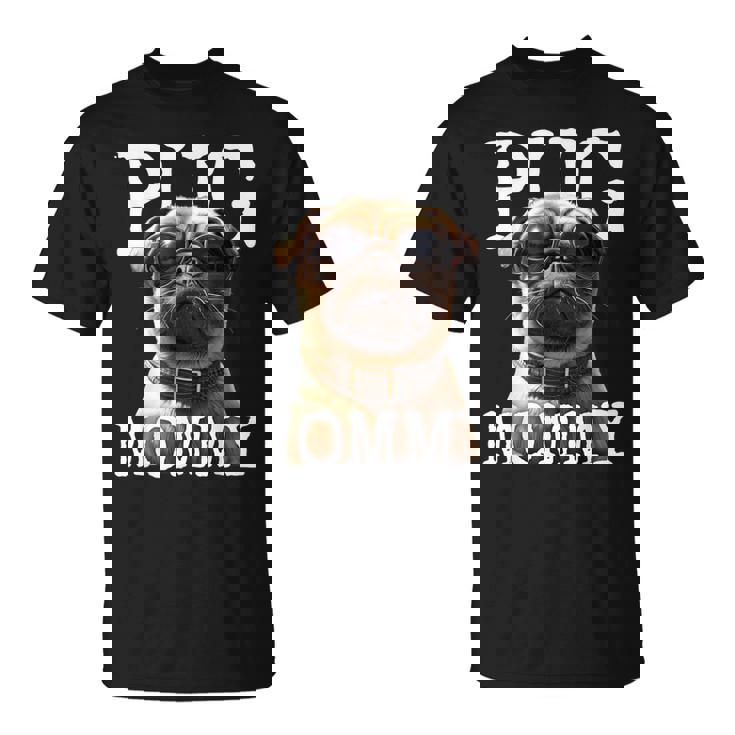 Pug Mommyパグ・マミー パグ・マム 犬のママ 母の日 パグ・ママ Tシャツ