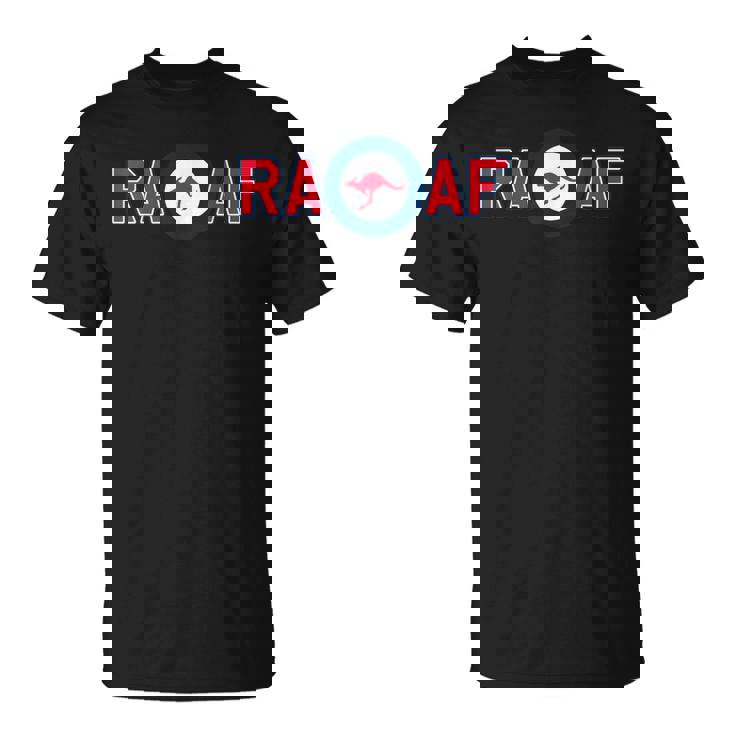 Raafロイヤルオーストラリア空軍ラウンドカンガルーオーストラリア Tシャツ
