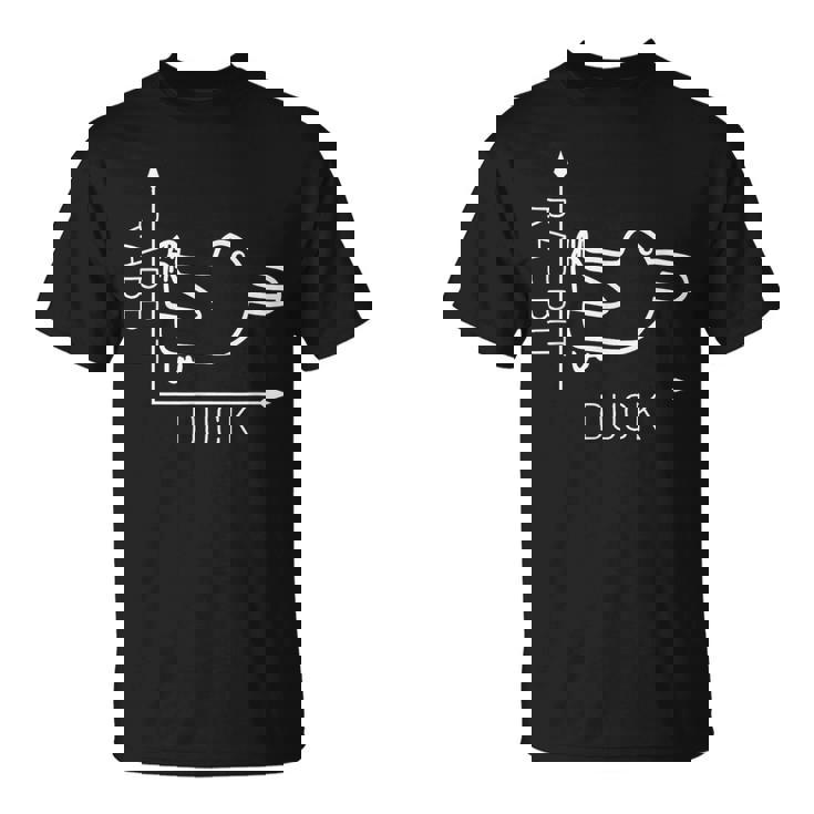 Rabbit Duck ウィトゲンシュタイン ラビットダック 哲学者 Tシャツ