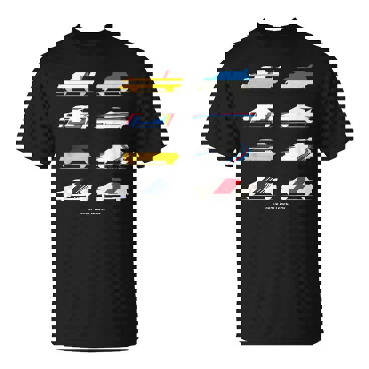 Rally Legends Group B クラシック ラリーカー デザイン Tシャツ