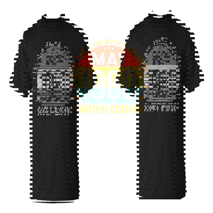 Regalo 45 Años Hombre Original Mayo 1980 45 Cumpleaños Camiseta unisex