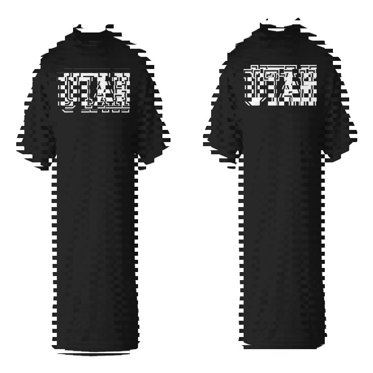 Regalo Deportivo De Utah Estilo Universitario Camiseta unisex