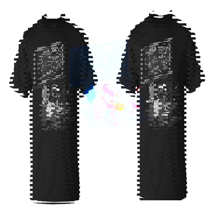 Regalo Divertido De Personajes De La Películachool Ofillains Camiseta unisex