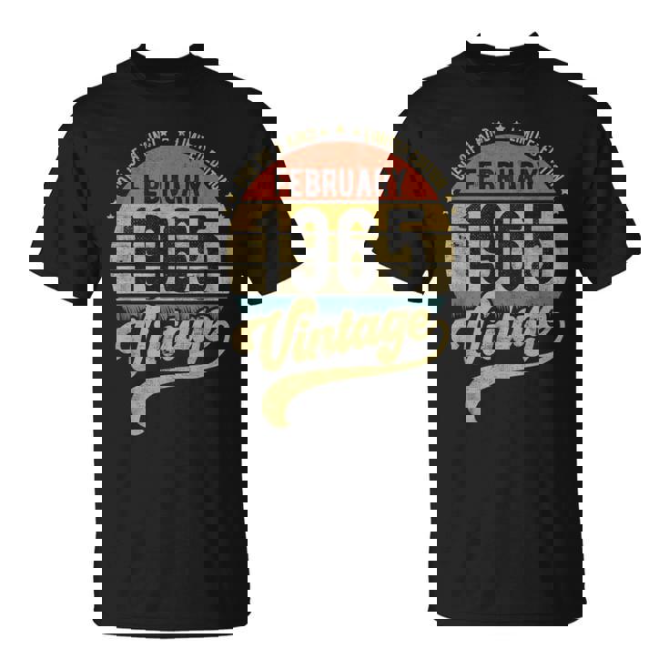 Reto 57歳の誕生日 57歳 1965年2月生まれ Tシャツ