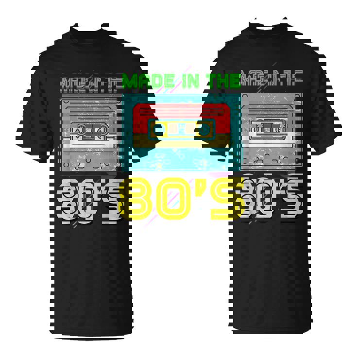 Retro Caja Made In The 80'S Generación Años 80 Camiseta unisex