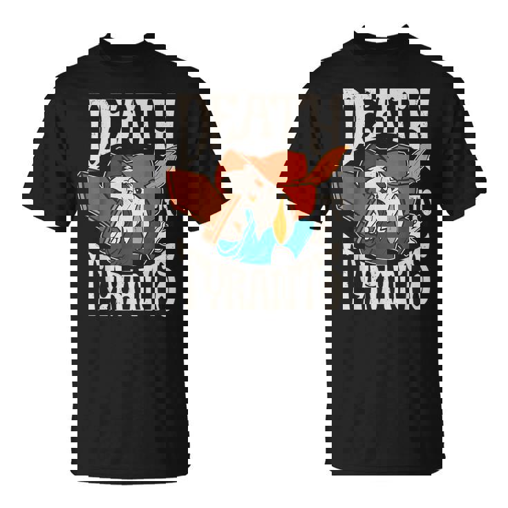 Retro Rabbit Death To Tyrants Vintage 90S T-Shirt