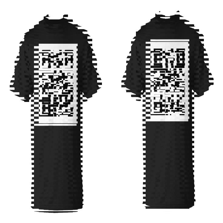 Rickroll Qrコードリンクミーム Tシャツ