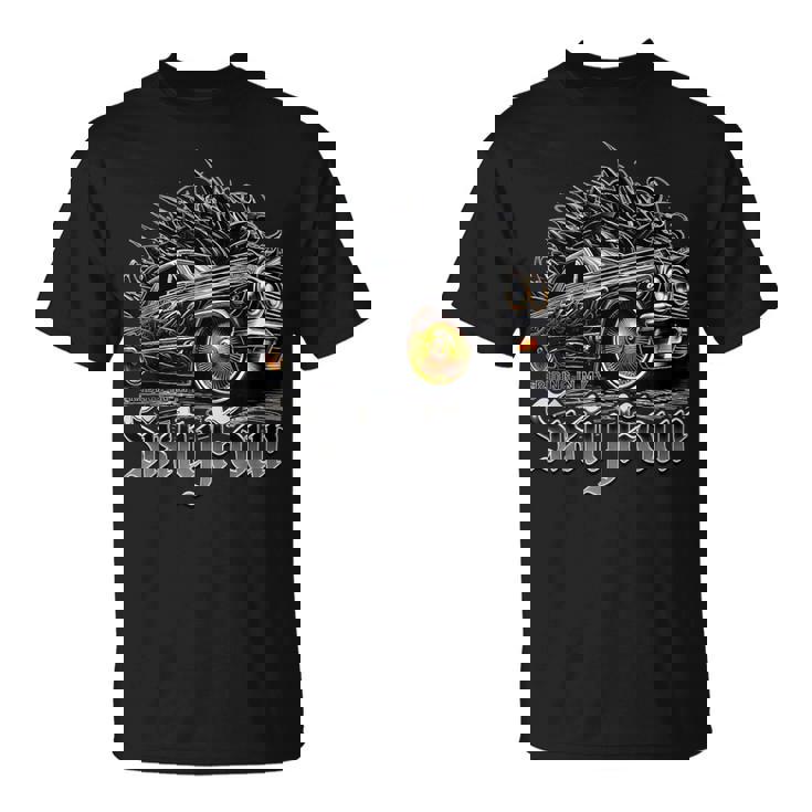 Riding In My 64 クラシック ローライダー シャツ チカーノ アート ローライダー Tシャツ