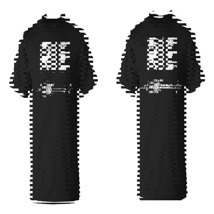 Rie ギター ハートビート 音楽 ギタリスト レトロ ヴィンテージ Tシャツ