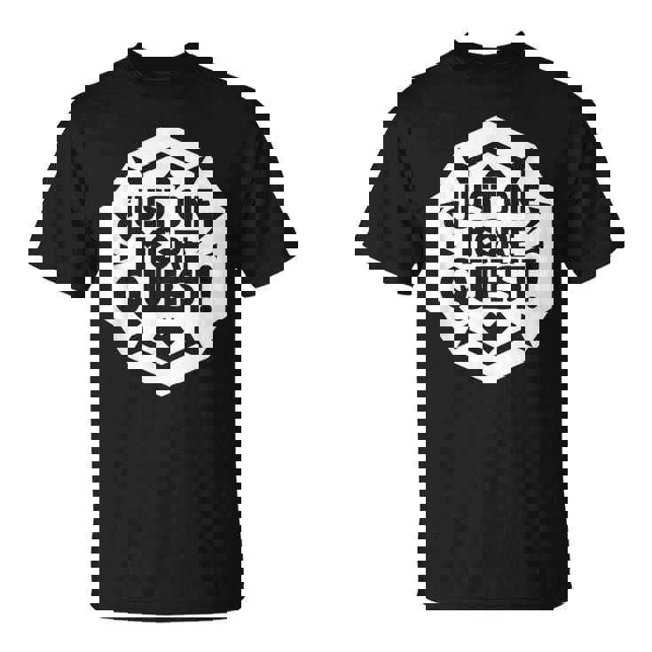 Rpg愛好家のためのjust One More Quest Gamer Tシャツ