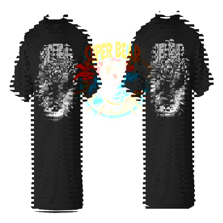 S Gráficas Divertidas Deuper Bear Camiseta unisex