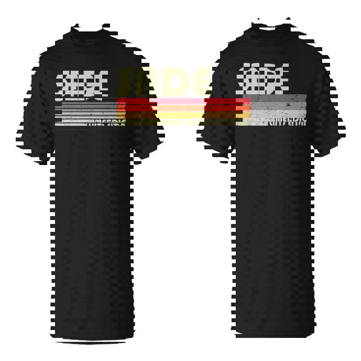 Sade 名前入り レトロヴィンテージ 80年代 90年代 誕生日 Tシャツ