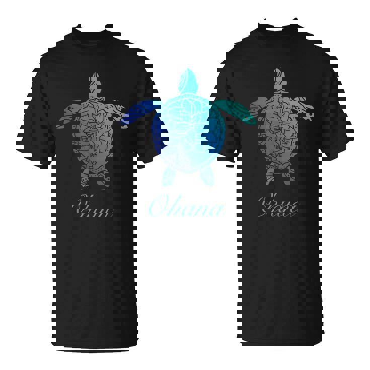 Save The Hawaii ウミガメ ハワイアン ブルー トライバル 亀 ホヌ Tシャツ
