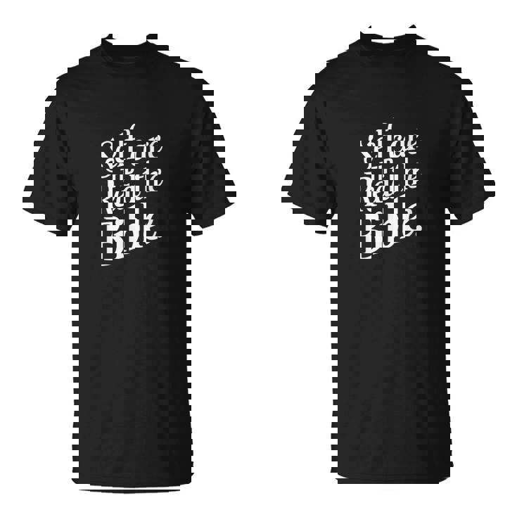 Self Care Tip Read The Bible 信仰のインスピレーション Tシャツ