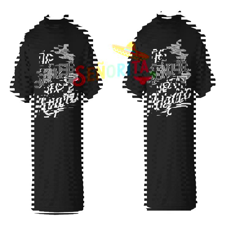 Senorita Margarita Lover Cinco De Mayo Fiesta ギフト Tシャツ