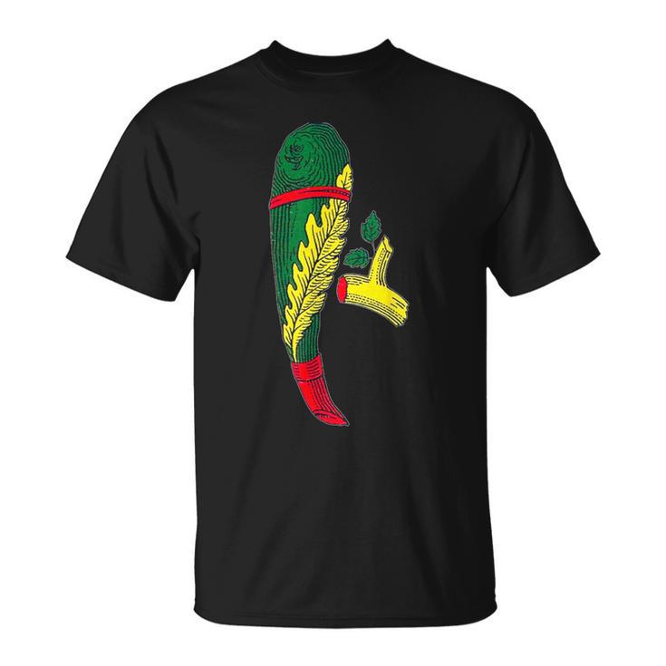 Siciliane Asso Di Bastoni Jeu De Cartes ItaliencorpaBriscola T-Shirt