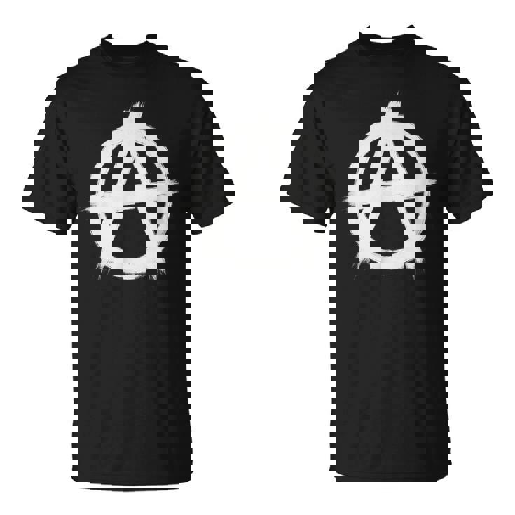 Signos De Anarquía Libertad Punks Punk Rock Anarquía Camiseta unisex