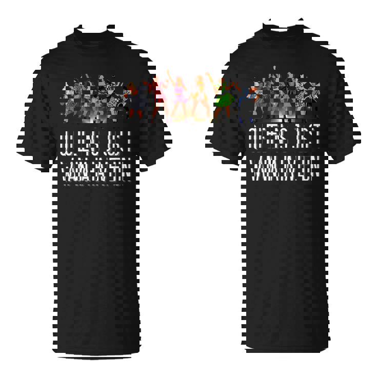 Six Queens Just Wanna Have Fun シアターミュージカル Tシャツ