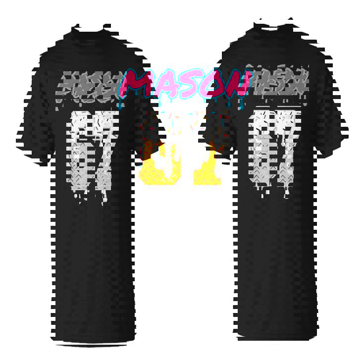Six Seven Ice Cream Drip Sport 67 Fun Mason Meme T-Shirt