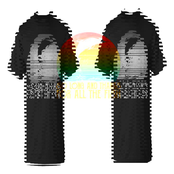 So Long And Thanks For All The Fish ビンテージtシャツ Tシャツ