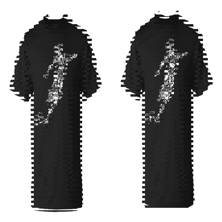 Soccer サッカー選手とのサッカー Tシャツ