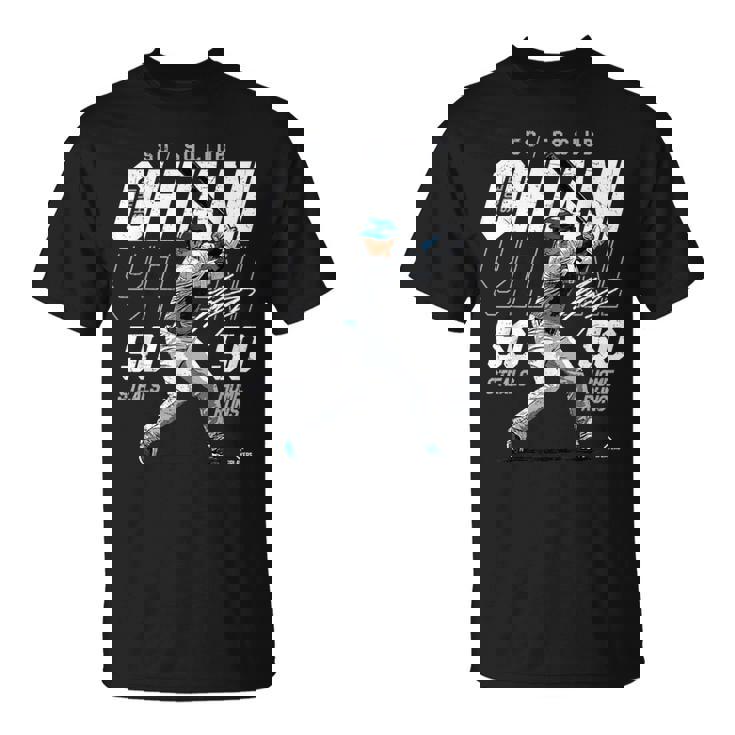 Speed Power Ohtani 50-50 Milestonehohei Ohtani Mlbpa Tシャツ