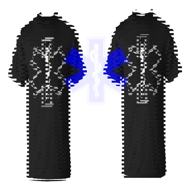 Star Of Life Rod Of Asclepius Emt Ems パラメディック メディック Tシャツ