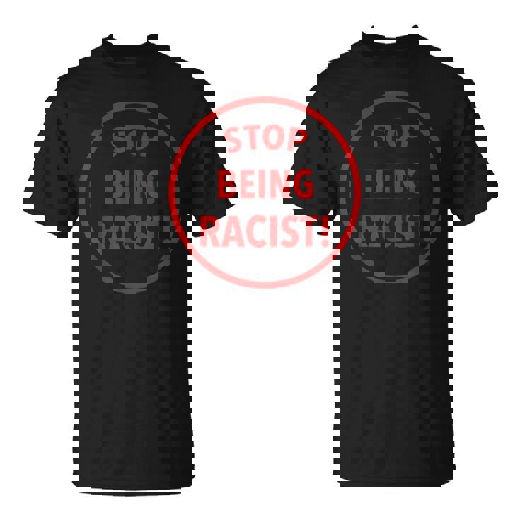 Stop Being A Racist Circle 反人種差別 平等 Blm Tシャツ