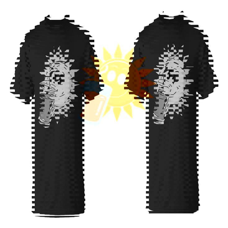 Sunshine Drink アイスコーヒー 楽しい Tシャツ