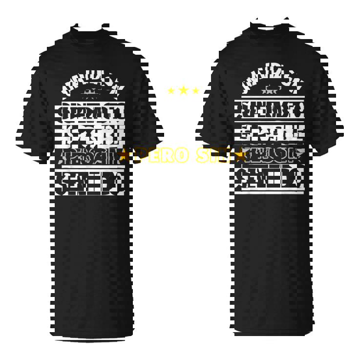 Supermoto Regalo Gracioso Camiseta unisex